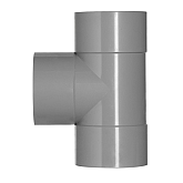 110x110mm T-stuk Dw sn4 3xlm 87°