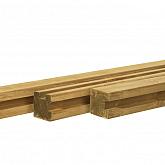 Grenen zelfbouwsysteem eindpaal 8,8x8,8x270cm sleuf 28mm