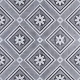 GeoCeramica® Concreet Flower Decor 60x60x4cm