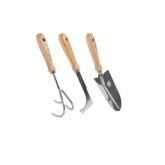 Tuinset 3-delig metaal/hout