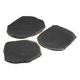 Stapsteen Basic Basalt 40cm 3 kanten gezoet en getrommeld
