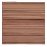 Keruing scherm modern 50 180x180cm