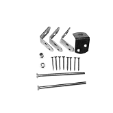 Betonschutting unibeslag RVS (4st)
