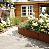 Borderpaneel flex Corten 220x42cm (incl. bevestigen materiaal)