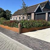 Borderpaneel flex Corten 220x28cm (incl. bevestigingsmateriaal)