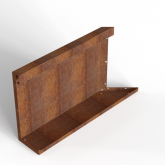 Bloembak Module+ Inwendig hoekpaneel C 60x42cm L