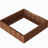 Corten Bloembak Module+ 120x120x28 cm