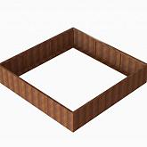 CortenBloembak Module+ 270x270x56 cm