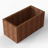 CortenBloembak Module+ 60x120x56 cm