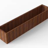 Corten Bloembak Module+ 60x300x56 cm
