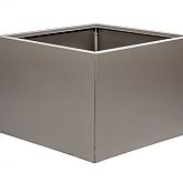 Plantenbak vlak Taupe 60x60x80cm
