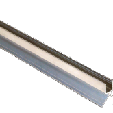 WEO35/ WEO60 aluminium draagprofiel blank 3,5x4,1x300cm