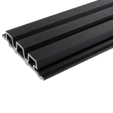 WEO35 Gardenwall Ebony Black 3,3x17x390cm E Klasse (wb 14cm)
