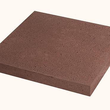 o.h. tegel roodbruin 100x100x5cm