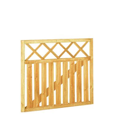 rechthekpoort met trellis 100x90cm excl. beslag 