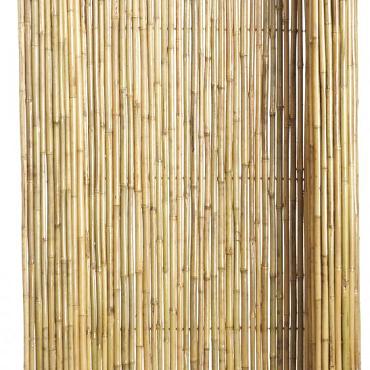 bamboescherm op rol gelakt 180x180cm