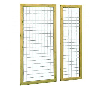 betonijzer trellis met kader 60x180cm