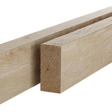 eiken gording fijnbezaagd 400x7x20cm