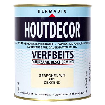 houtdecor 601 gebroken wit 750ml