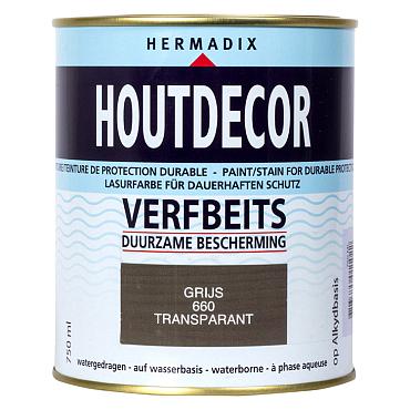 houtdecor 660 transparant grijs 750ml