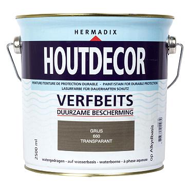 houtdecor 660 transparant grijs 2500ml