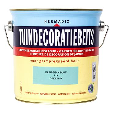 tuindecoratiebeits 713 caribean blue 2500ml
