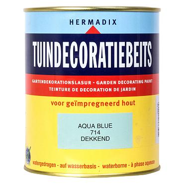 tuindecoratiebeits 714 aqua blue 750ml