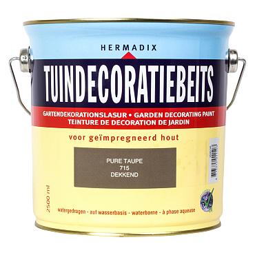 tuindecoratiebeits 715 pure taupe 2500ml