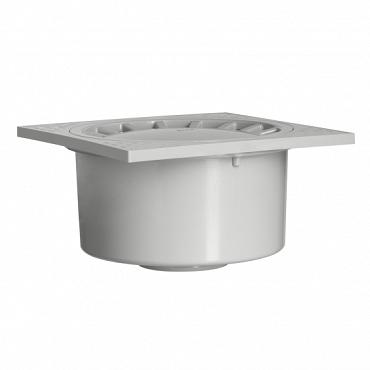 20x20mm vloerput pvc slagvast 75mm