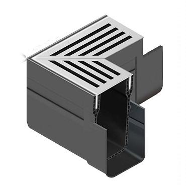 aco slimline hoekstuk aluminium