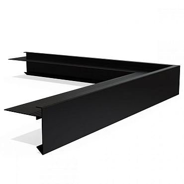daktrim buitenhoek zwart 45mm 50cm uit. andere lev. 
