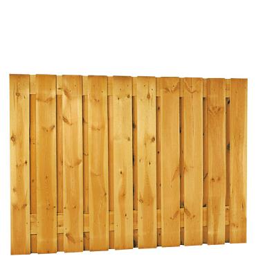 plankenscherm grenen 21 planks 15mm 180x130cm