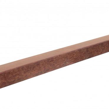 hardhouten geschaafde damwandregel met sponning 4 5x6 8x200cm