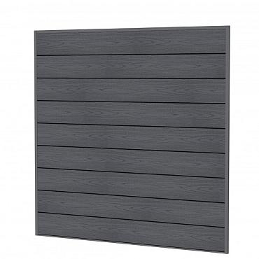 composiet scherm houtmotief antraciet 181 5x181 5cm uitlopend 2024 