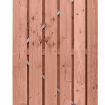 douglas plankendeur fijnbezaagd blank 1 5x14 stalen frame 100x190cm