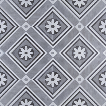 geoceramica concreet flower decor 60x60x4cm