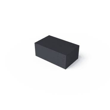 o.h. zitelement recht carbon 100x60x40cm