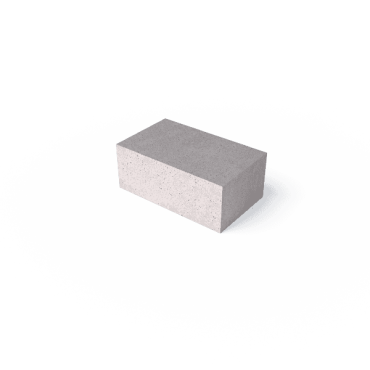 o.h. zitelement recht grijs 100x60x40cm