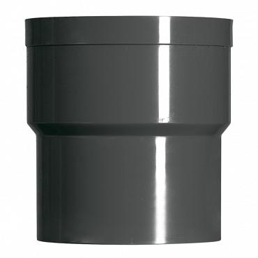 80mm verbindingsstuk hwa antraciet 1xlm