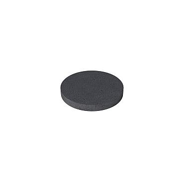 o.h. tegel rond antraciet 60x7cm