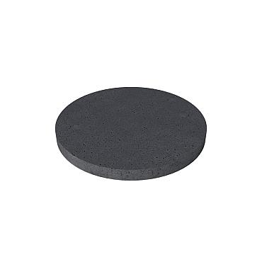 o.h. tegel rond antraciet 100x8cm