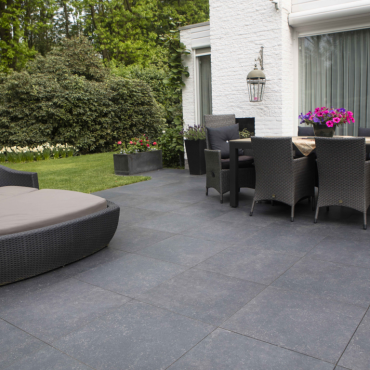 geoceramica impasto negro 60x60x4cm