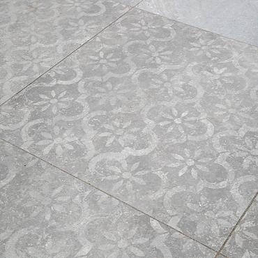 solido ceramica disegno antracite decor 90x90x3cm