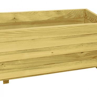 bloembak rechthoek groen ge mpregneerd 39x100x50cm hxbxd 