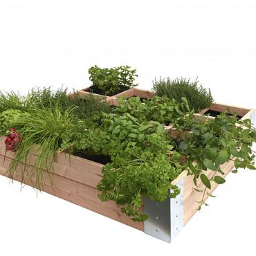 douglas minigarden vierkant blank 100x100x20cm