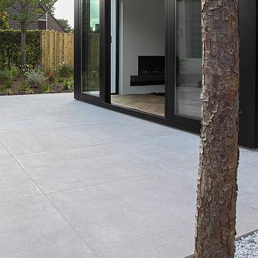 keramiek blue label grey tegel 100x100x2cm