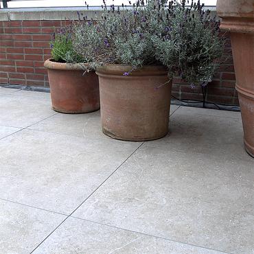 keramiek calcare taupe 80x80x2cm