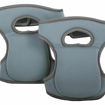 kniebeschermers memory foam blauw extra comfort