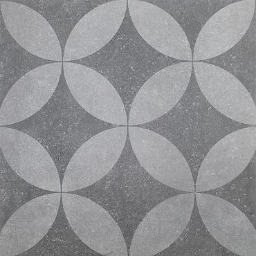 keramiek blue label graphite decor tegel 100x100x2cm