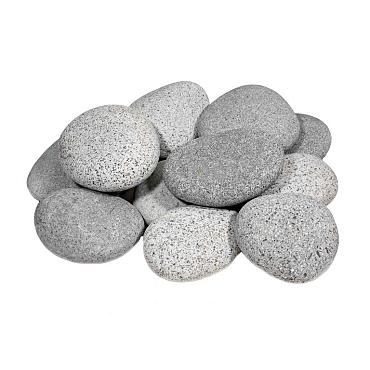 zak 20kg beach pebbles lichtgrijs 30 60mm
